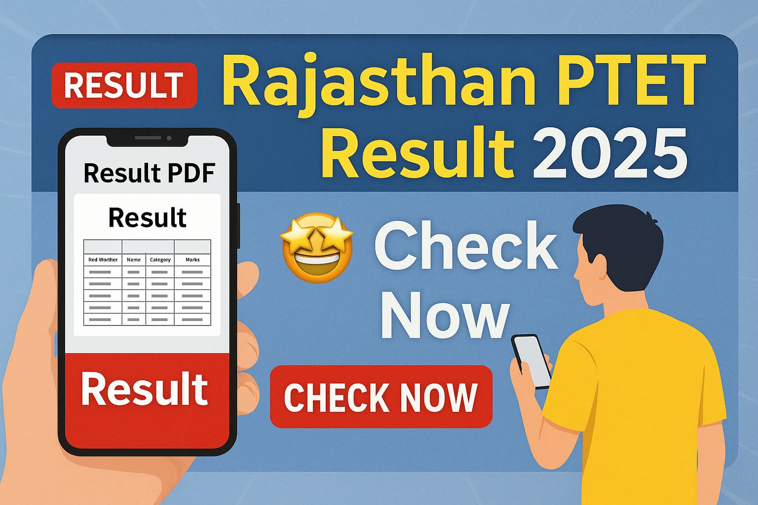 rajasthan PTET Result 2025