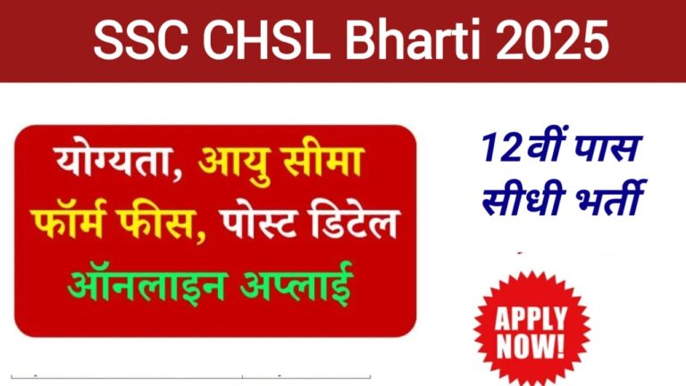 SSC CHSL Recruitment 2025