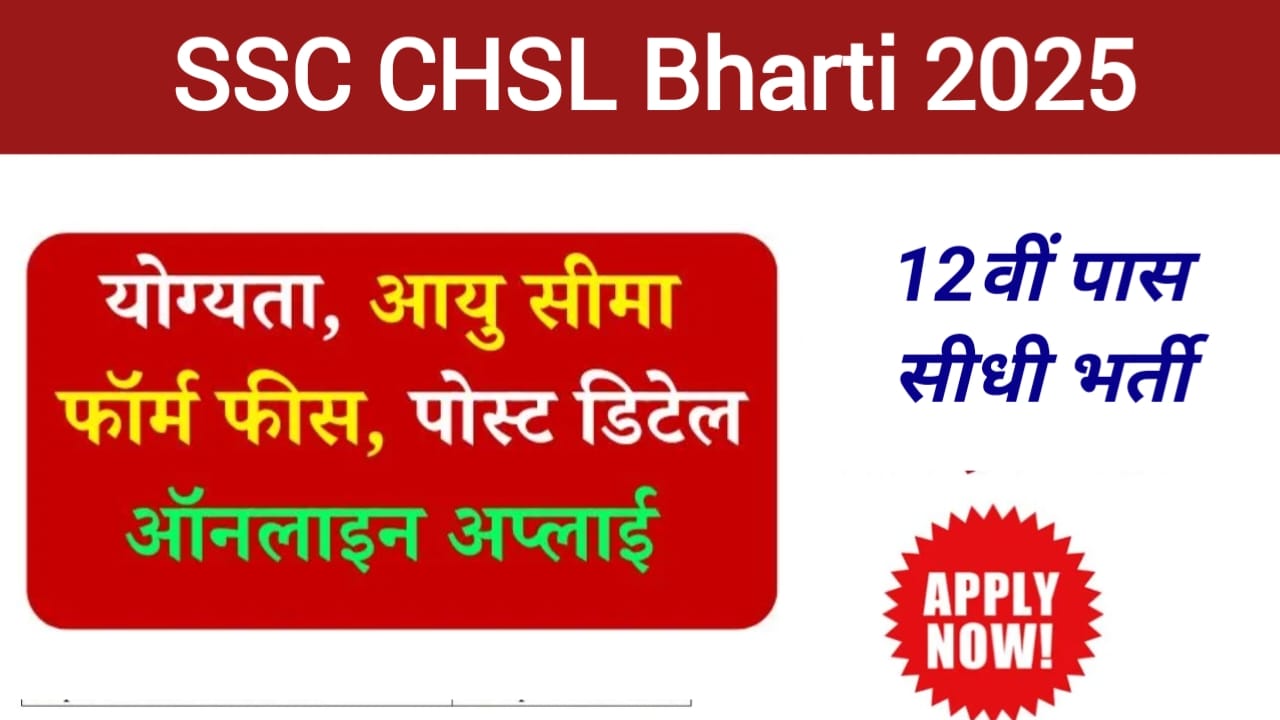 SSC CHSL Recruitment 2025