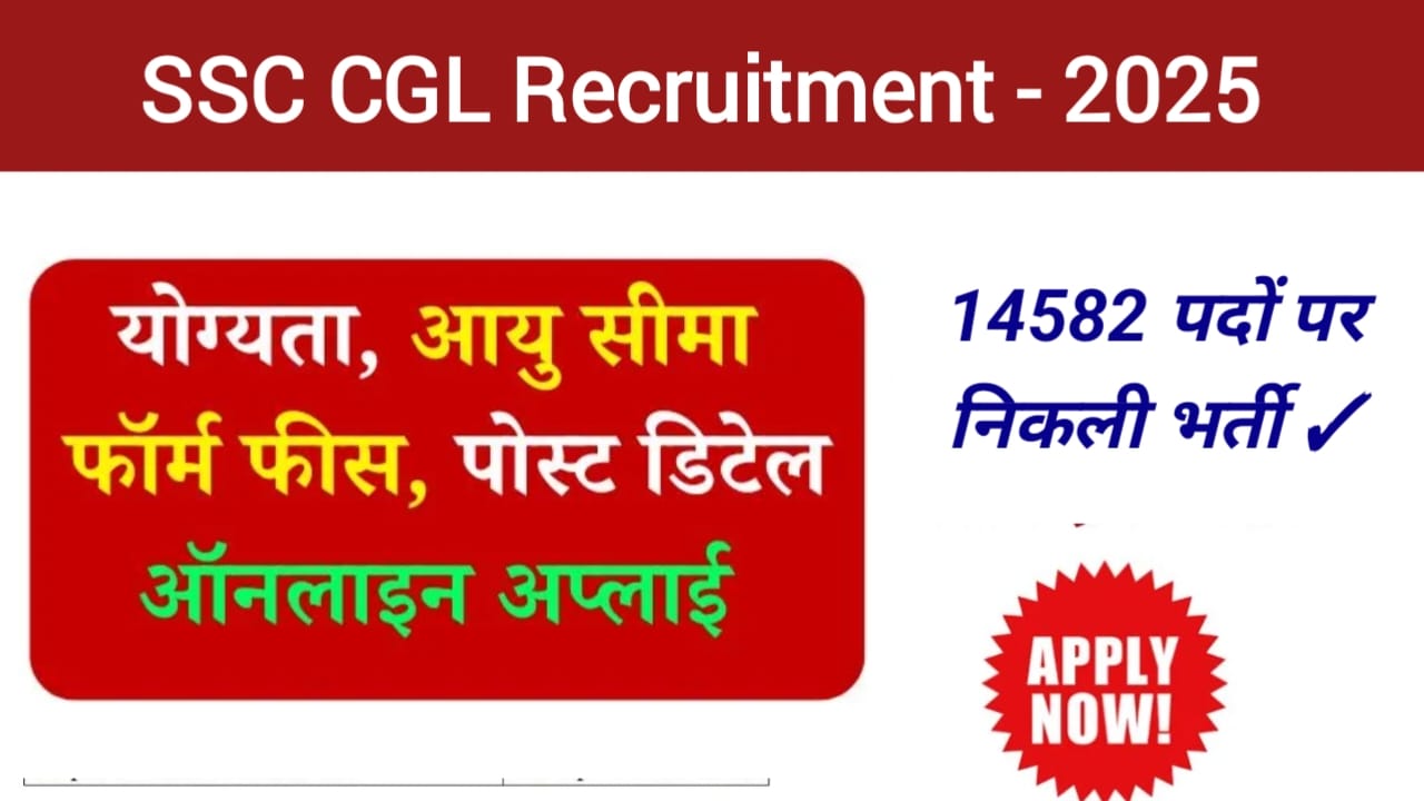 SSC CGL Recruitment 2025